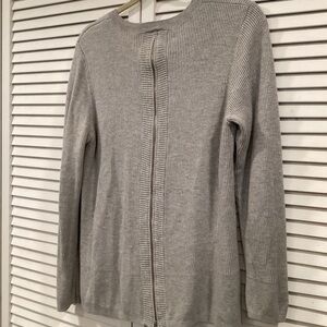 Kokun Woman’s Bamboo Cashmere Knit Pull Over Back Zip Sweater XL